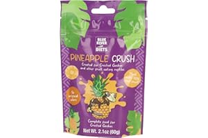 Blue River Diets Complete Crested Gecko Food | All Natural Gecko Food Made in the UK (60g, Pineapple Crush)
