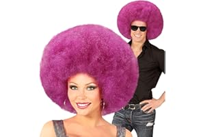 W WIDMANN MILANO Party Fashion - Peluca rizada, Disco Fever, 60s / 70s, Carnaval