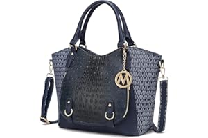 MKF Collection Schultertasche für Damen, Kunstleder, mit Tragegriff oben, Umhängetasche, Schultertasche