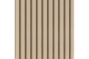 ARTHOME WALL DECOR Arthome Carta da parati effetto legno Autoadesiva Rimovibile Adesiva Pellicola 44cmx3m Vinile Decorativa Griglia legno Naturale con Carta a Righe per Mobili Facili da Pulire(marrone)