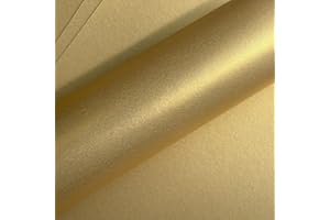 SYNTEGO Papel tamaño A4 de color dorado perlado, 120 g/m², de doble cara, compatible con impresoras de inyección de tinta y láser