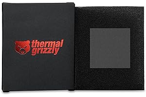 Thermal Grizzly - Carbonaut (38x38x0,2mm) - Almohadilla térmica de carbono para máxima conductividad térmica - Superficie reutilizable y adaptable para CPU/GPU