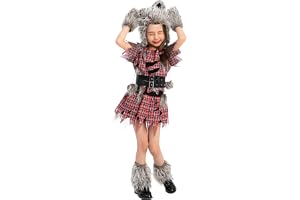 Spooktacular Creations Varulvskostym för halloween, varulvskostym för flickor och cosplay