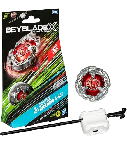Beyblade X Sterling Wolf 3-80FB UX Starter Pack - Toupie Type Endurance - Lanceur Inclus - Jeu De Combat Takara Tomy