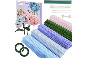 400 Pcs Pipe Cleaners Craft,5 Assorted Colors Pipe Cleane...
