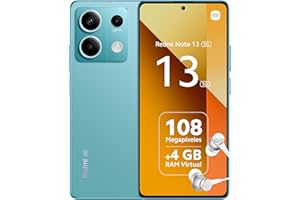 Xiaomi Redmi Note 13 5G - Smartphone de 8+256 GB, Pantalla de 6,67" AMOLED FHD+ 120Hz, MediaTek Dimensity 6080, Triple cámara