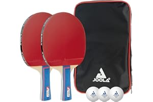 ‎JOOLA JOOLA Tischtennis Set inklusive Tischtennisschläger, Tischtennisbälle, Tischtennishülle, Tischtennisnetz, ITTF zugelassen