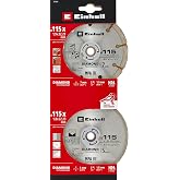 Classic Elmas Kesme Diski Seti, 2 Par&ccedil;a, &Oslash; 115 x 1.2 mm