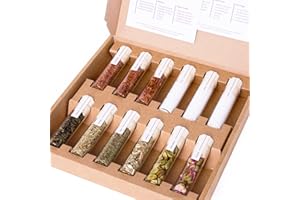 DO YOUR TONIC | Set di acqua tonica da fare da soli | Gin Tonic Syrup Cocktail | 12 botaniche in bellissimi bicchieri da spezie | Regalo perfetto di Gin Spice per uomini | da DO YOUR GIN