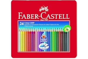 Faber-Castell Tin of 24 Colour GRIP 2001 pencils
