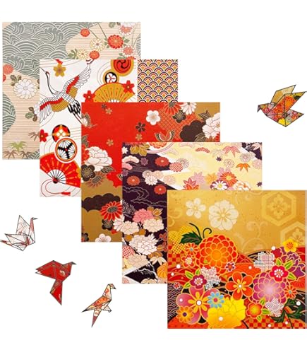 Papel TANT 15cm x 15cm - tons de vermelho, 48 folhas - Toyo Papel TANT 15cm x 15cm - tons de vermelho, 48 folhas - Toyo
