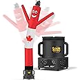 LookOurWay Wacky Waving Inflatable Tube Man Set - 7ft Tall Advertising Air Dancer Waving Man Inflatable Tube Guy with Sky Dancer Blower - Canadian Flag