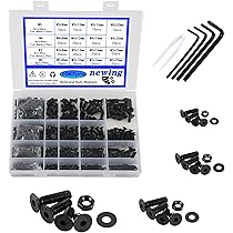 M3 Schrauben Set 1175-tlg. - Edelstahl Mit Muttern Und Unterlegscheiben