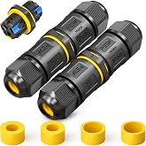PEBA IP68 Waterproof Cable Connector,Waterproof Junction Boxes,2 Way Quick Electrical Connectors, 3 Pin Outdoor Electrical Co