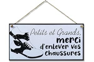 CARISPIBET Petits et grands | enseignes décoratives panneaux pour la maison décoration d'interieurs 15 x 30 cm