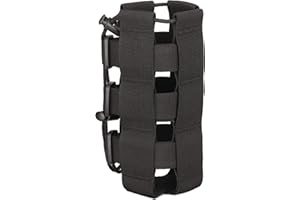 Yakmoo Soporte/Portador para Botella de Agua Impermeable Estilo Militar Táctico 900D Nylon Molle Sistema Bolsa de Botella Ajustable 300ml-800ml al Aire Libre