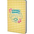 Amazon Brand - Solimo A5 Notebook (5.5 X 8.5 Inches), 80 GSM, 192 Ruled Pages, Happiness