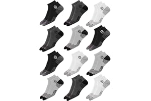 SWAGR 12 Pairs Sports Cotton Ankle Length Socks for Men, Pack of 12., Assorted