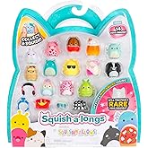Squish-a-longs SQAL0031-14'l&uuml; paket, 14 x 2,5 cm mini quish 4 x aksesuar, 1 x halka ve 1 x koleksiyoncu kılavuzu (dalga 3, st