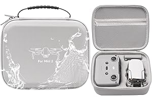 ISOI Mini 2 etui, DJI Mini 2 Carry Case Storage Bag Compatible Portable Case Hard Shell Box for DJI Mavic Mini 2 akcesoria do drona