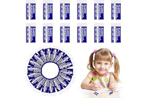 TIANHOO Białe plastikowe gumki do ołówków, biała gumka, gumka, 2B, miękkie gumki artystyczne, do szkół, biura, pisania, szkiców, uczniów, nauczycieli, dzieci, dorosłych, 30 szt. (małe)