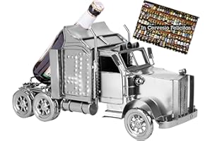 BRUBAKER Porte-Bouteille de Bière décoratif - Sculpture en Métal - Idée Cadeau - Camion Truck