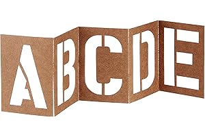 Graphic Products Plastic Stencil-It Reusable Lettering Set-4-inch