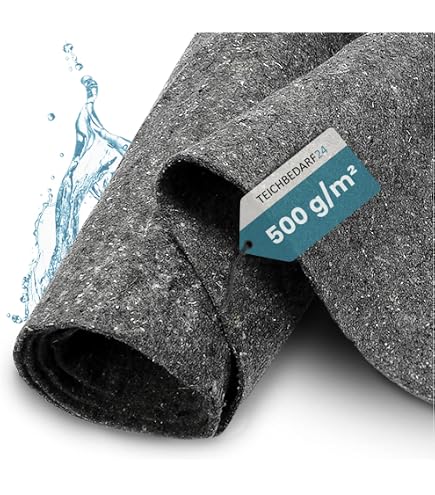Aquagart Non-Tissé Protection Bassin 300g/m² - 12 M² (2m Largeur) - Sous-Couche Imputrescible Stable Pour Bâche Piscine