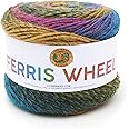 Lion Brand Yarn Ferris Wheel, Roving, Multicolor Yarn for Knitting, Crochet, and Crafts, Summer Day, 1 Pack