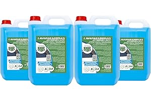 MOTORKIT ABC Cleaners SDC00114 Lot de 4 bidons de Lave-Glace Hiver antigel jusqu'à-10 °C, ANTICONGELANTE, 4 UDS