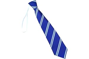 Great British Tie Club Child's Elastic Double Stripe School Ties (Infant/Primary Size)