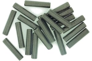 SINGULARITY SUPPLIES M4 (4mm x 16mm) Hex Socket Grub Screw (Flat Point) - Stainless Steel (A2) (Pack of 20)