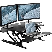 VIVO DESK-V000KO Convertisseur de Bureau Ajustable en Hauteur