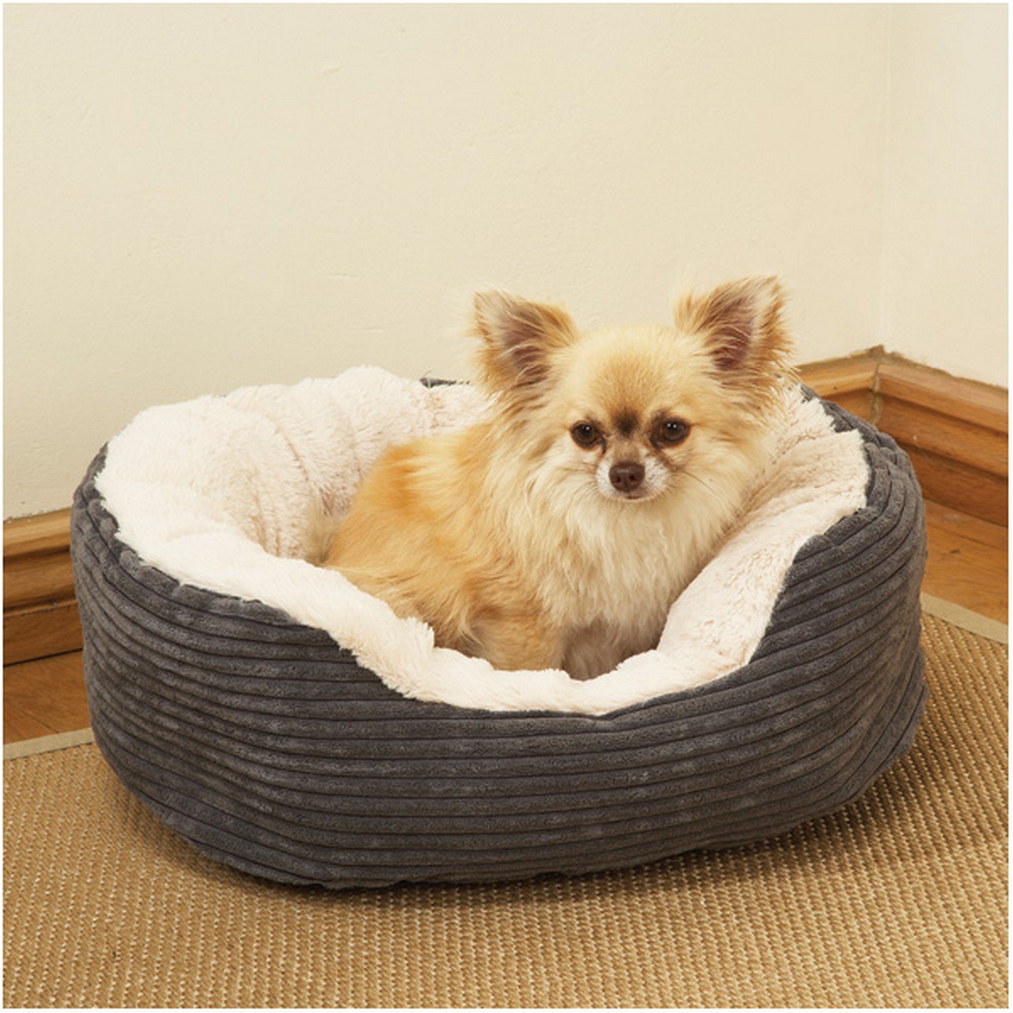 Rosewood Jumbo Cord/ Plush Dog Bed Small Dog Incontinence UK