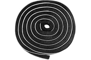 MARICATO Guarnizione a Spazzola, 12M Guarnizione Finestre Porta 9mm(L) X 15mm(P), Paraspifferi Spazzola Adesivo Per Mosche e dal Vento per Finestre e Porta Scorrevole, Isolamento Acustico - Nero