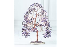 Albero della vita in cristallo di ametista Crocon pietra preziosa base in geode di agata bonsai pietre curative idee regalo per albero dei chakra per compleanni femminili decorazioni per la casa