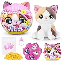 Pets Alive Furmaids – Peluche Sirène Interactive ZURU – Sons, Lumières, Accessoires – Dès 3 Ans