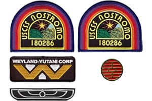 Titan One Europe - Conjunto de 4 Parches + 1 Pin Nostromo Weyland Yutani