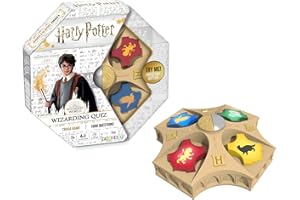 TOMY GAMES TOMY Harry Potter Wizarding Quiz Game - Fun Family Trivia Games - Family Games For Kids And Harry Potter Fans - Games For Children - Quiz Games For Kids - Suitable For Girls And Boys Aged 8 +