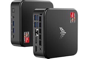 NiPoGi E3B Mini PC con AMD Ryzen 5 7430U (6C/12T hasta 4,3 GHz, Mejor Que 5500U/5650U/5675U), 32GB RAM/512 GB SSD Mini Ordenador de Sobremesa, WiFi 6/ BT 5.2/ Pantalla Triple 4K/ 1000 Mbps/W-11 Pro