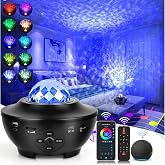 Galaxy Projection, 10 Different Light Reflection Modes, Bluetooth Speaker, Timer Shutdown, Remote Control, Adjustable
