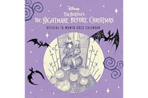 PYRAMID INTERNATIONAL Disney Nightmare Before Christmas Calendar 2023 - Month to a View Planner 30cm x 30cm - Official Merchandise