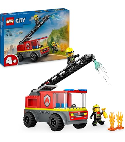 Sluban – Camion De Pompiers + Hélicoptère – 403 Pièces, Compatible Avec Grandes Marques, Certifié CE