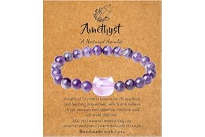 XIANNVXI Cat Crystal Bracelet,Cat Gifts for Women for Her,Ladies Bracelet,8mm Beaded Bracelet Elasticated,Womens Bracelet Jewellery,Cute Cat Gifts for Christmas Good Luck Gifts