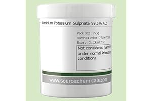 SOURCE CHEMICALS Aluminium Potassium Sulphate 250g Including Delivery