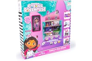 abeec Gabby's Dollhouse - Kit de modelado para niñas con arcilla de secado al aire y herramientas de modelado - Kits de ocio creativos para casa de muñecas