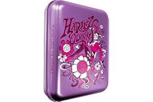 Cartamundi DC Comics Harley Quinn karty do gry, 55 kart w wytłaczanej puszce retro, dla każdego fana superbohaterów! Metal