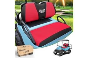 10L0L Fundas de Asiento para Carrito de Golf Keep Warm para Club Car Precedent y Yamaha, Juego de Fundas de Asiento Delantero para Todas Las Estaciones, Transpirables y cálidas, Hechas de Tela de