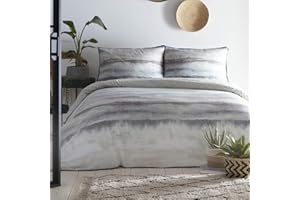 Appletree Zestaw poszewek na kołdrę ze spranego krajobrazu, bawełna, owoce morza, King