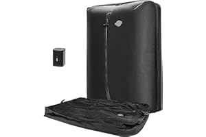 Luvan Sacco Sottovuoto da Viaggio Professionale con Pompa Senza Fili, IP67 Riutilizzabile, Ideale per Valigie e Zaini, Leggero e Durevole (1 sacco + pompa)